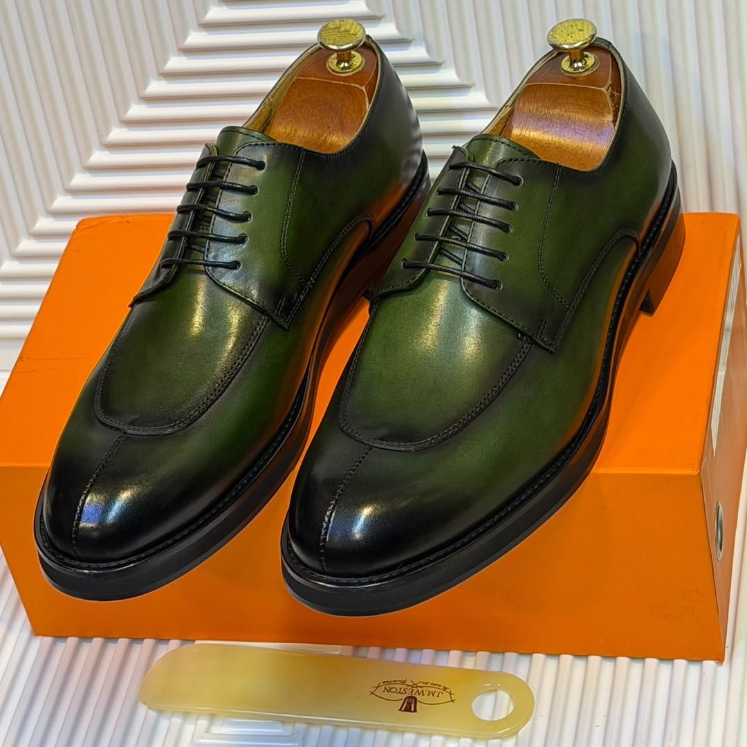 Chaussures de Ville Luxe en Cuir Patiné